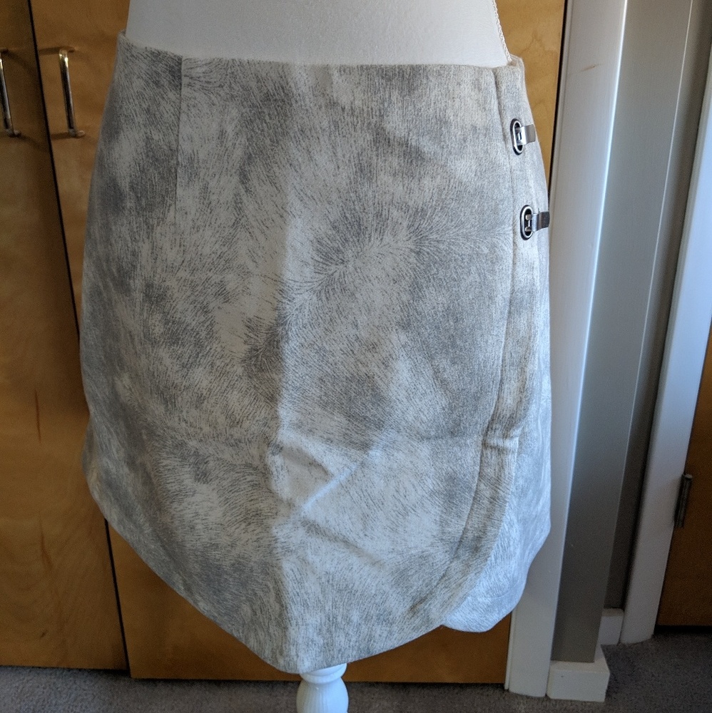 Tibi flap front mini skirt